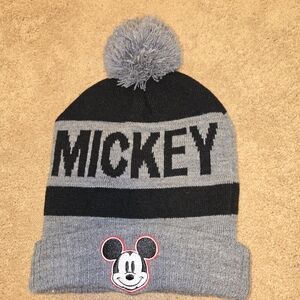 Disney Mickey Mouse Beanie - Black and Gray